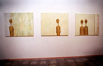 Billede af tre malerier